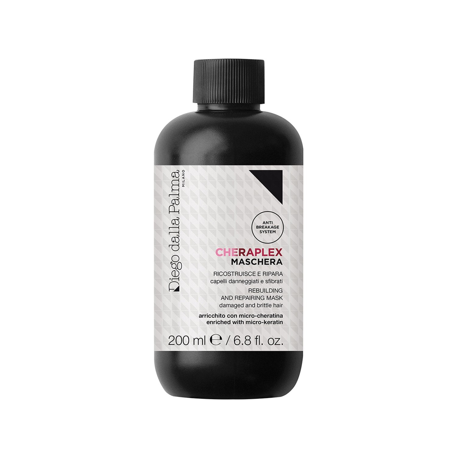 Diego Dalla Palma, Cheraplex, Mască cremă pentru tratamentul părului, Pentru reparații, 200 ml - Olmarkt
