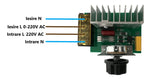 Dimmer de tensiune 220V 4000W