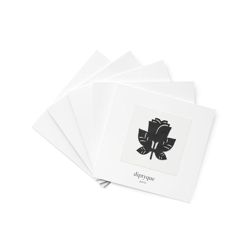 Set, Diptyque, Eau Rose - Patch De Parfum, Stickere pentru corp, Parfumat, Floral, Pentru piele, Negru, 5 buc - Olmarkt