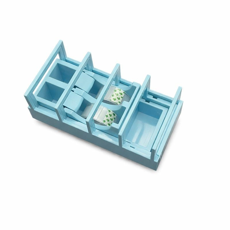 Dispenser de Banda Adeziva, Flippy, Suport pentru Banda Adeziva pentru Birou, Scoala, din Plastic, 15,5 x 7,7 x 7,4 cm,