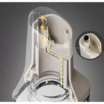 Dispenser pentru Ulei, Flippy, Deschidere si Inchidere Automata a Rezervorul, cu Inductie Gravitationala, 500 ml,