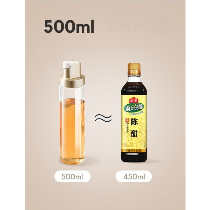 Dispenser pentru Ulei, Flippy, Deschidere si Inchidere Automata a Rezervorul, cu Inductie Gravitationala, 500 ml,