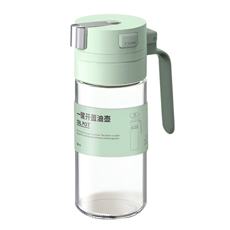 Dispenser pentru Ulei, Flippy, Deschidere si Inchidere Automata a Rezervorul, cu Inductie Gravitationala, 550 ml,