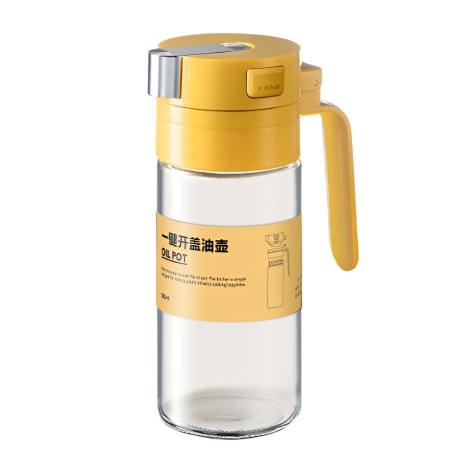 Dispenser pentru Ulei, Flippy, Deschidere si Inchidere Automata a Rezervorul, cu Inductie Gravitationala, 550 ml,