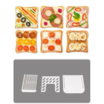Dispozitiv de Feliat Paine, Flippy, Grosime 1 cm, Pliabil, din ABS, 16 x 15 x 14.5 cm, Alb