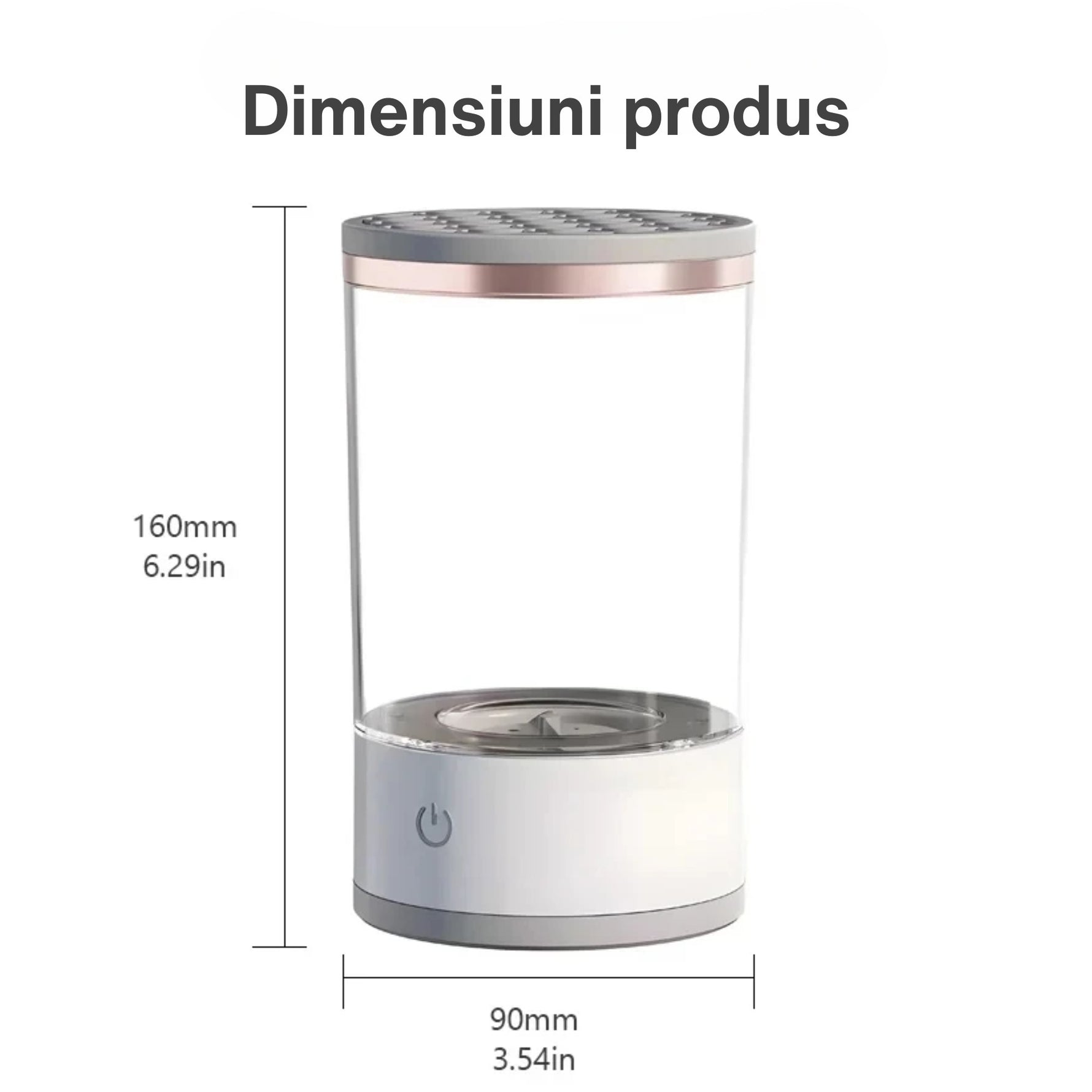 Dispozitiv Portabil de Curatare a Pensulelor de Machiaj, Flippy, Potrivit pentru Pensule de Diferite Dimensiuni, 5V,