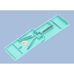Dispozitiv taiere si depozitare medicamente, Flippy, Albastru, Plastic, 8 x 4 x 1.8 cm