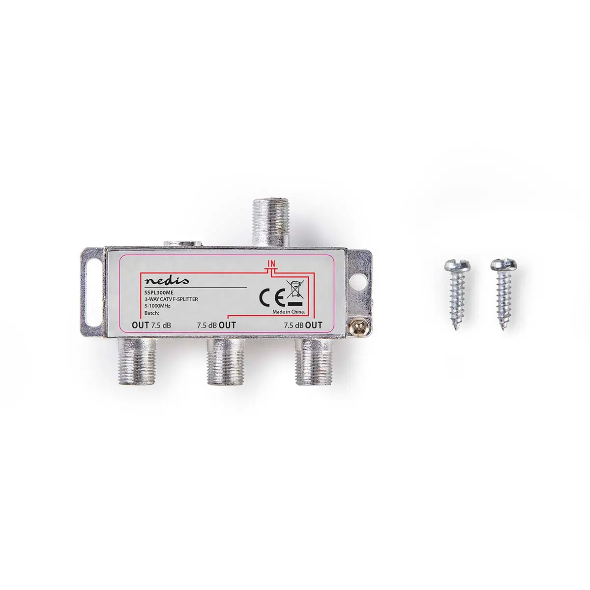 Distribuitor semnal TV 3 cai 5-1000 Mhz Nedis SSPL300ME