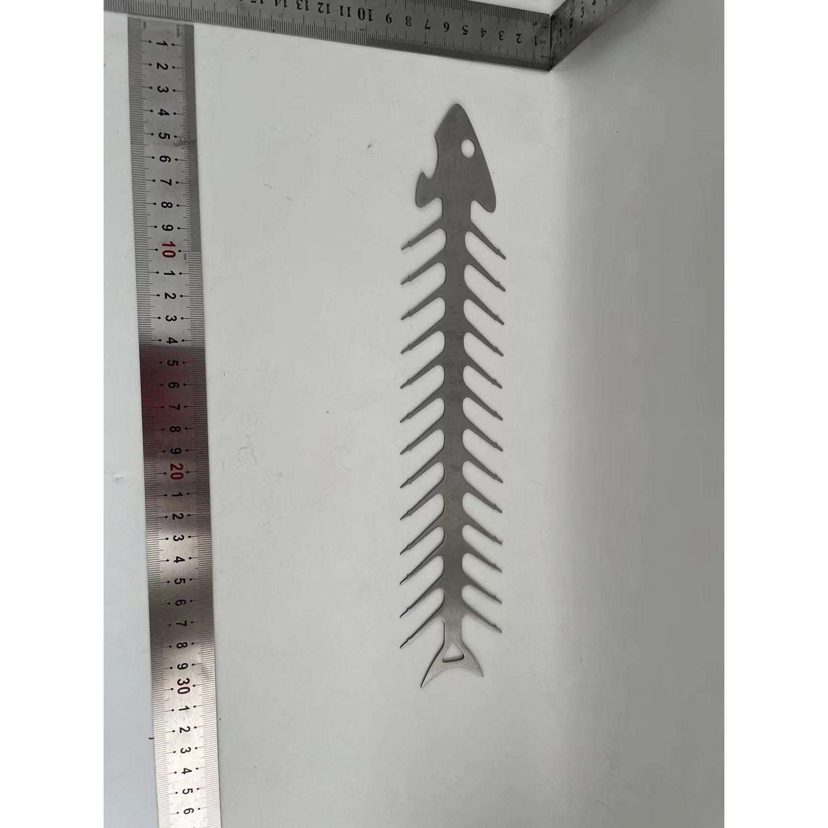 Forma pentru Frigarui, Flippy, Model Oase de Peste, din Otel Inoxidabil, Instrument pentru Gratar, BBQ, cu Deschizator