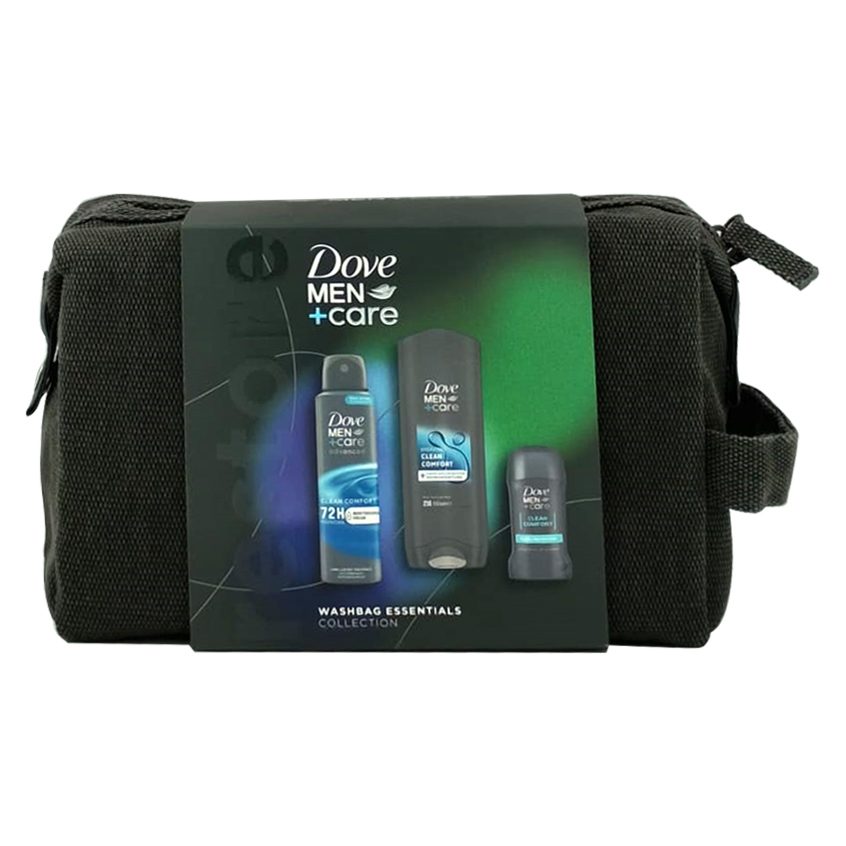 Dove Borseta Cadou, Gel de Dus 250, Deo150, Stick50 ml Men Clean Comfort
