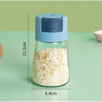 Dozator Condimente, Flippy, din Stilca, 180 ml, Rezistenta la Umidiate, 11.3 x 6.4 cm, Masura 5g, Albastru