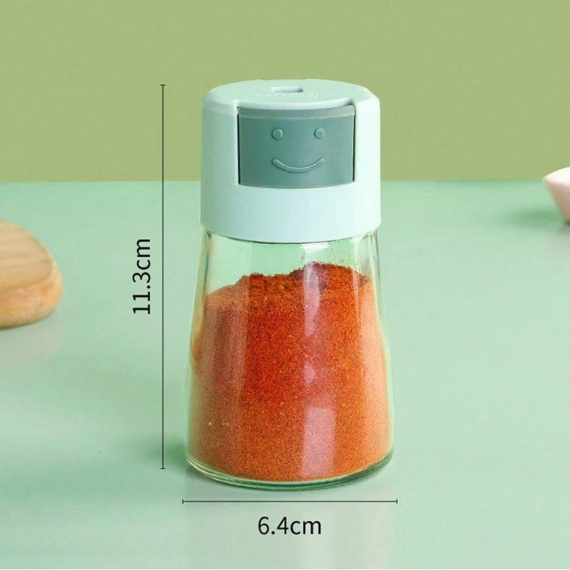 Dozator Condimente, Flippy, din Stilca, 180 ml, Rezistenta la Umidiate, 11.3 x 6.4 cm, Masura 5g, Verde