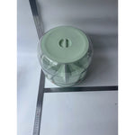Dozator de cereale Flippy, rotativ 360, 6 compartimente, capacitate 6 L, rezistent la umezeala, inchidere etansa, verde