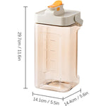 Dozator portabil pentru bauturi Flippy, 3.5 litri, capac etans, duza deschidere/inchidere, recipent din plastic,