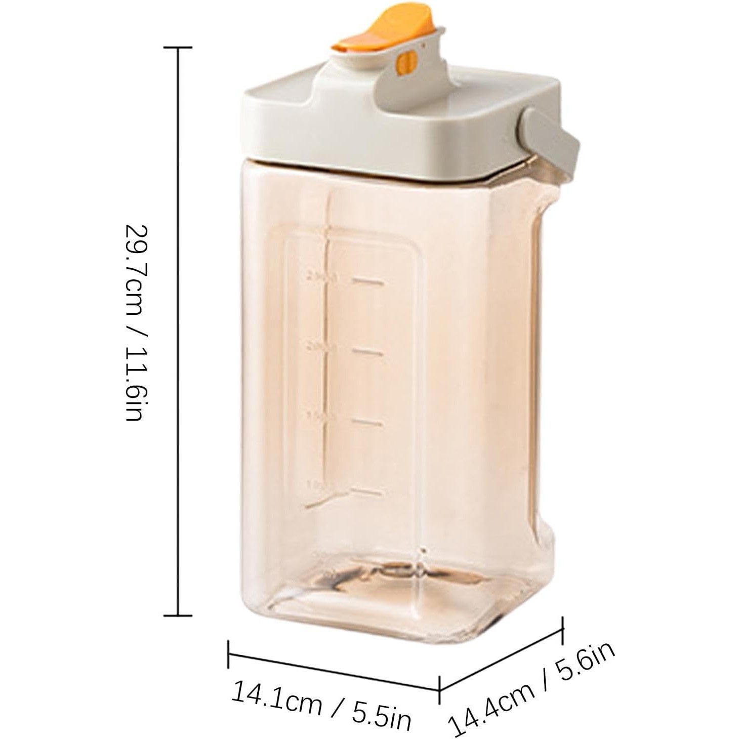 Dozator portabil pentru bauturi Flippy, 3.5 litri, capac etans, duza deschidere/inchidere, recipent din plastic,