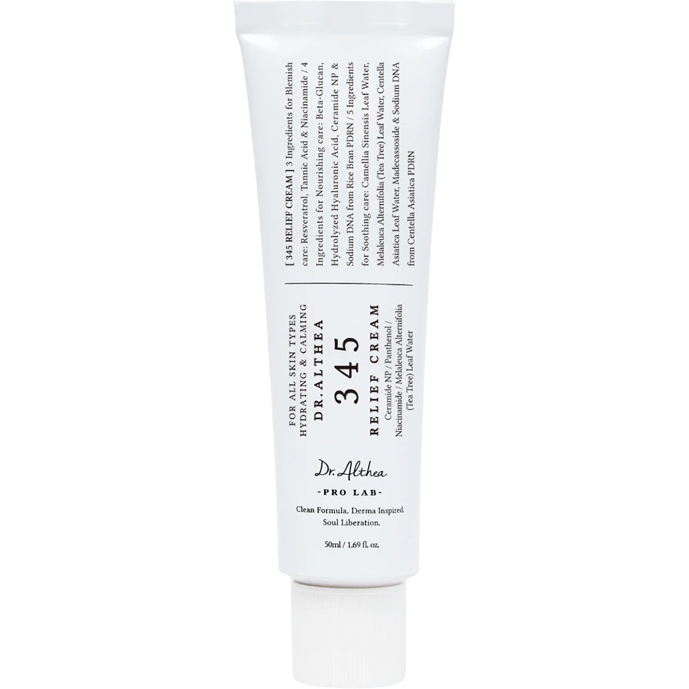 Dr.Althea, 345 Relief, Hydrating, Cream, For Face, 50 ml