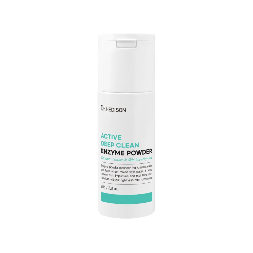 Dr. Hedison, Active Deep Clean, Enzimă, Curățare, Pudră exfoliantă, 80 g