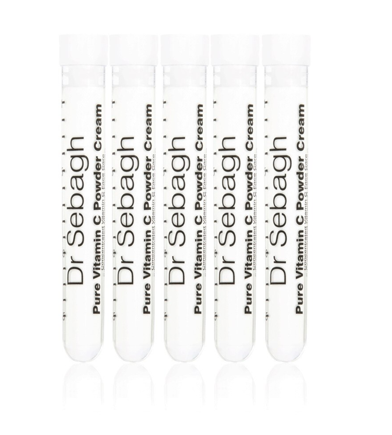Set, Dr Sebagh, Pure Vitamin C Powder Cream, Revitalizare, Smântână, Pentru față, 5 buc, 1.95 g - Olmarkt