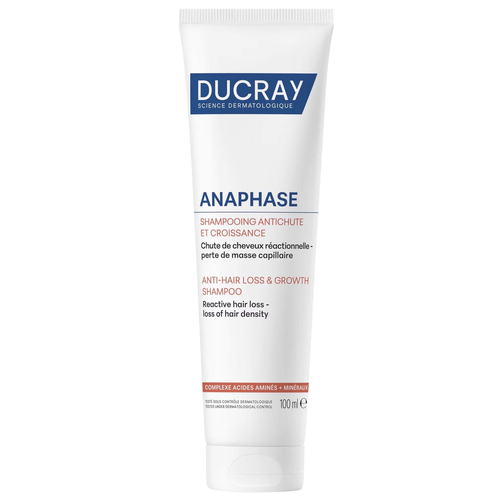 Ducray, Anaphase, Biotină, Șampon pentru tratamentul părului, Anticădere păr, 100 ml