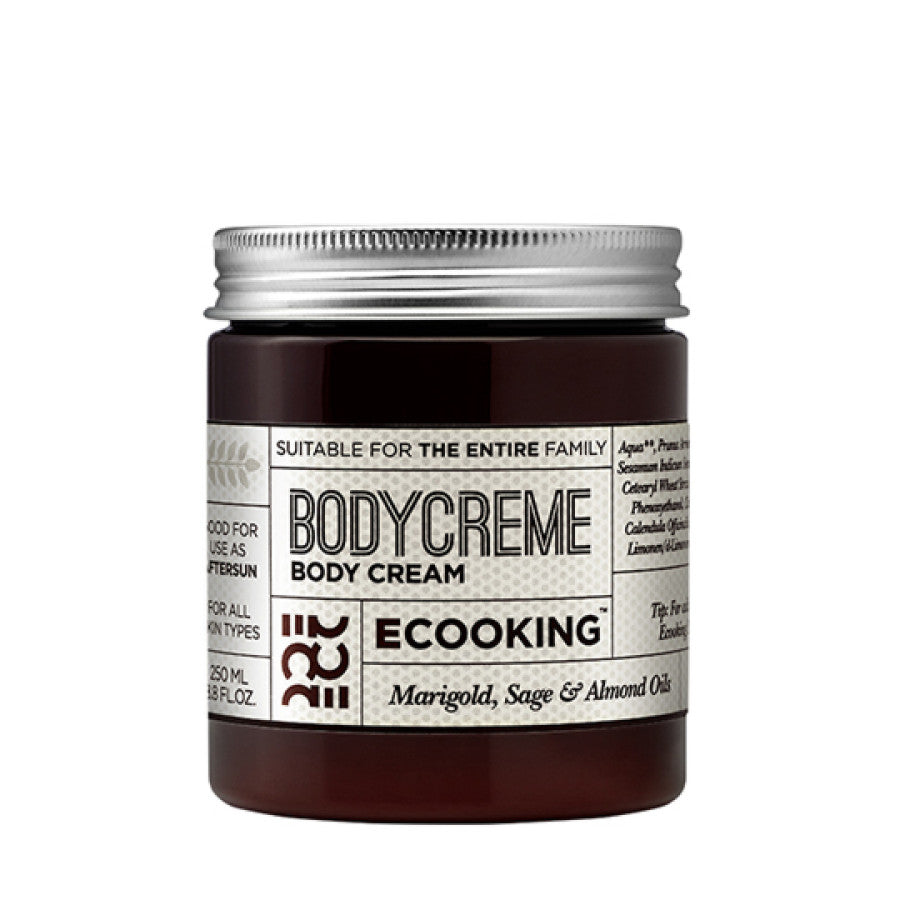 Ecooking, BodyCreme, Ulei de migdale, Hidratant, Cremă de corp, 250 ml - Olmarkt