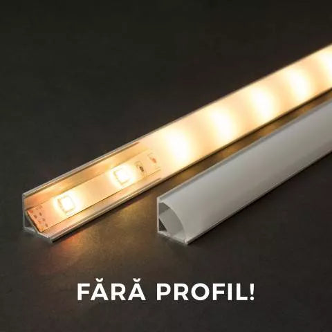 Ecran opal pentru profil aluminiu LED 1000mm Phenom