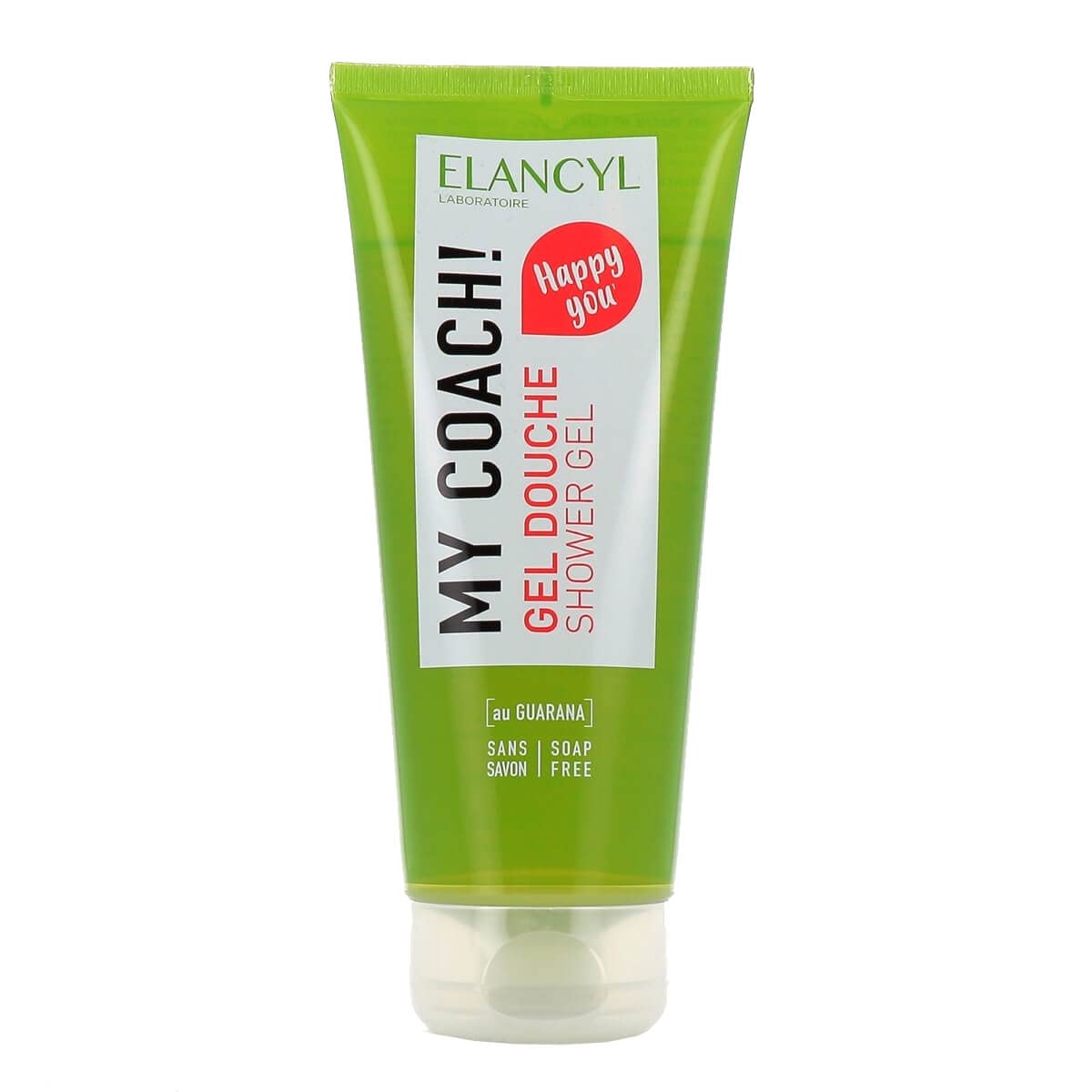 Elancyl, My Coach!, Guarana, Anticelulitic, Gel de duș, Pentru toate tipurile de piele, 200 ml - Olmarkt