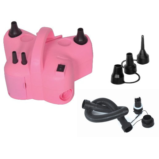 Pompa Electrica de Umflat Baloane, Flippy, cu Doua Iesiri, Accesorii Incluse, 220V, Putere 600W, Accesorii petrecere,