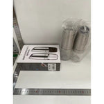 Set de 2 Rasnite electrice de Sare si Piper, Flippy, cu Camere Depozitare Transparente, Macinare, Functionare pe