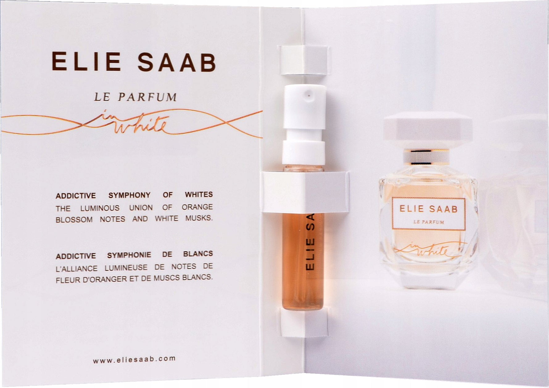 Elie Saab, Le Parfum in White, Apă de parfum, Pentru femei, 1.5 ml *Mostră
