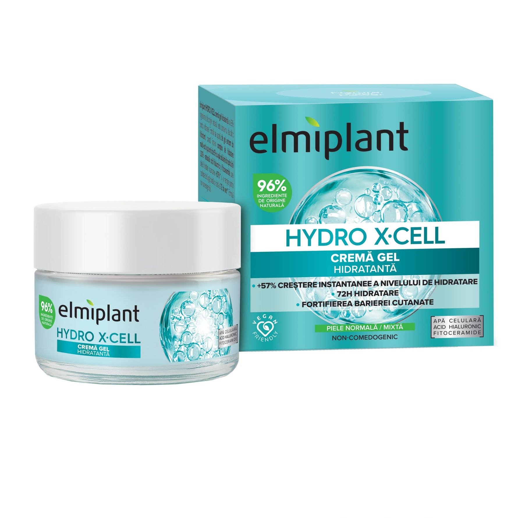 Crema Gel Hidratanta, Elmiplant, Hydro X-Cell, 50 ml