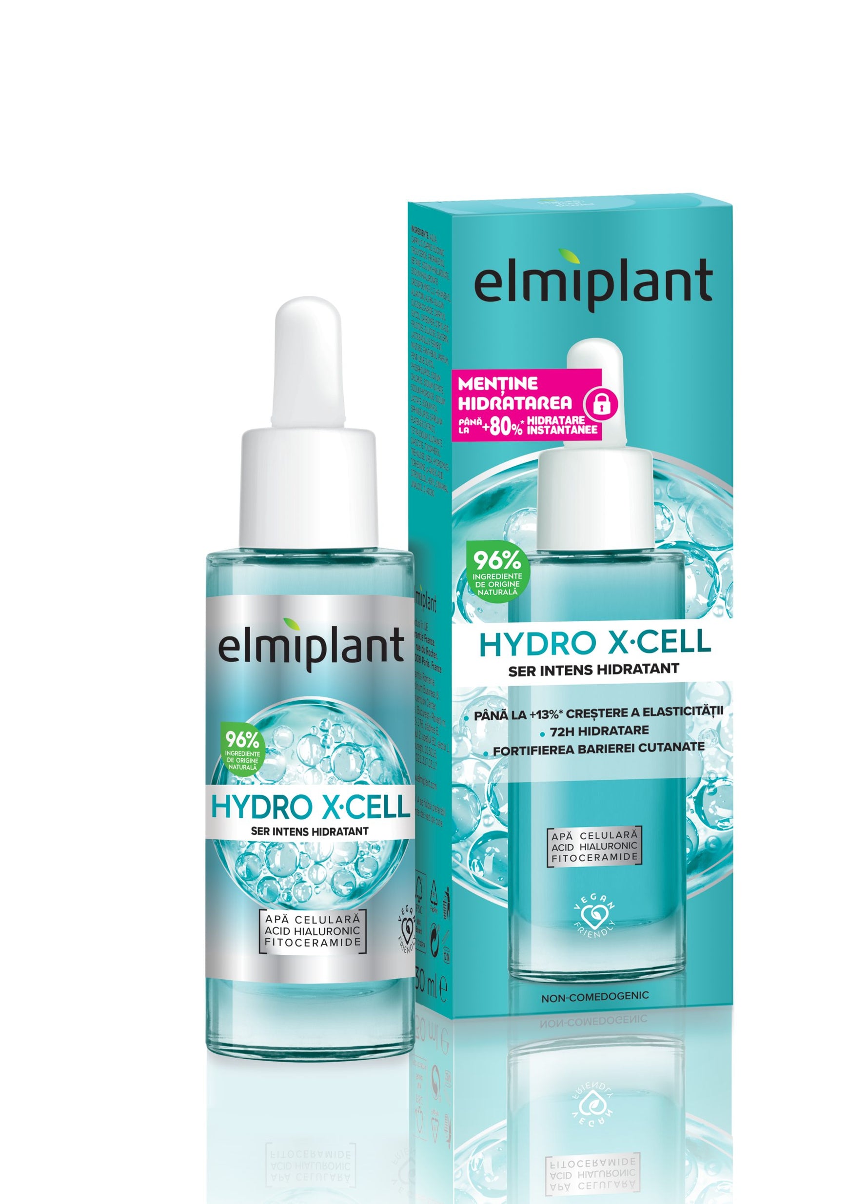 Ser Intens si Hidratant, Elmiplant, Hydro X-Cell, 30 ml