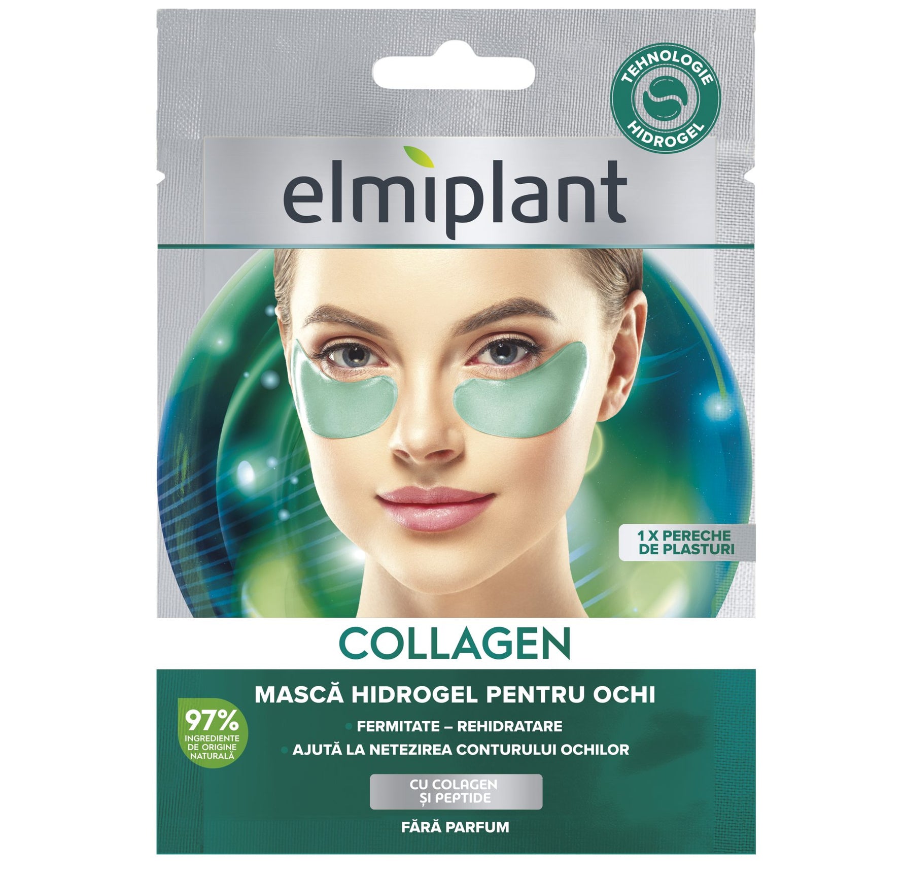 Masca Hidrogel Pentru Ochi, Elmiplant, Collagen