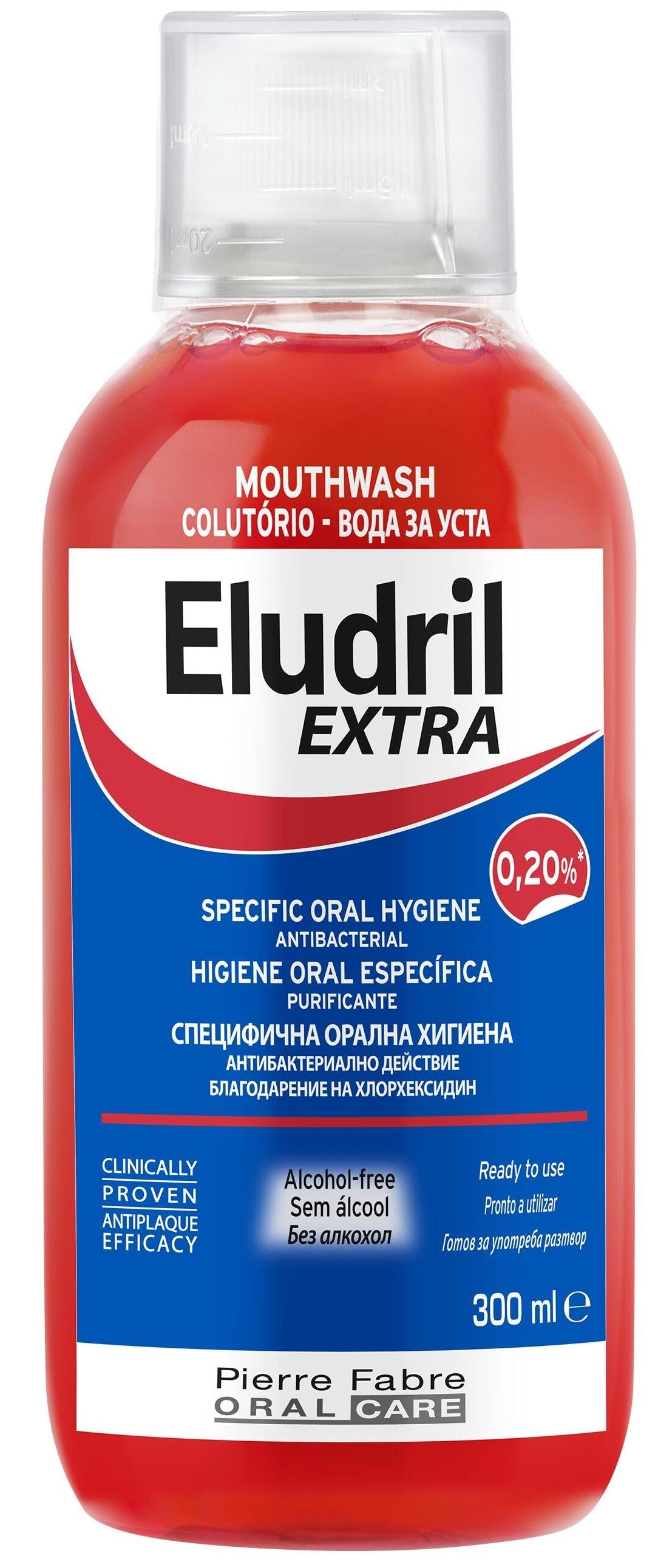 Eludril, Apă de gură, Antibacterial, 300 ml