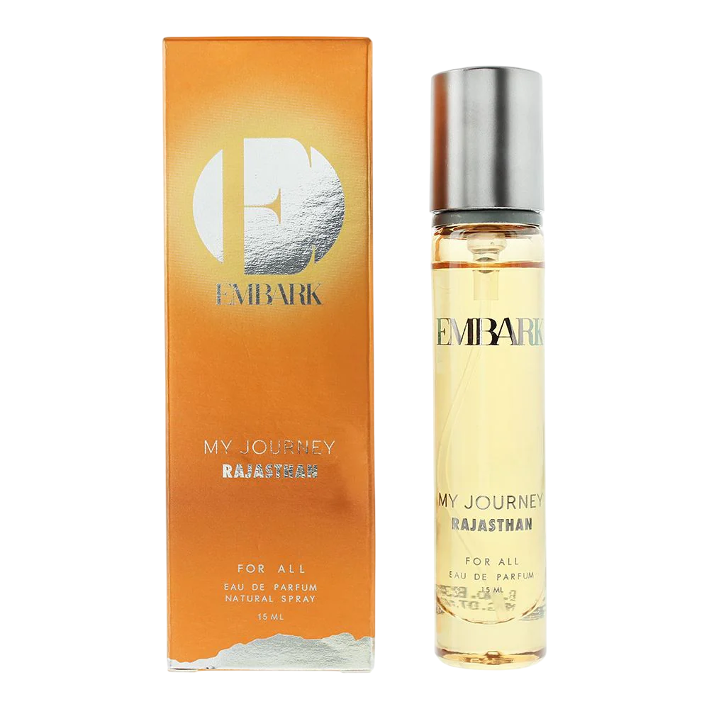 Embark, My Journey Rajasthan, Apă de parfum, Unisex, 15 ml