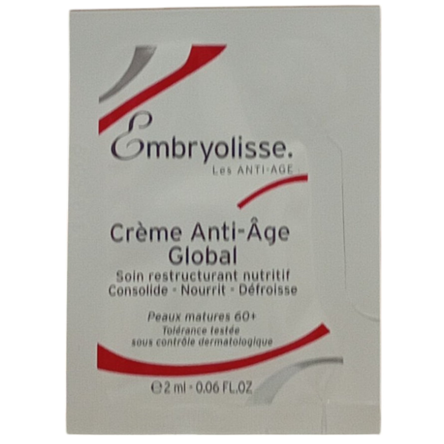 Embryolisse, Global, Anti-îmbătrânire, Smântână, Pentru față, 2 ml *Mostră - Olmarkt