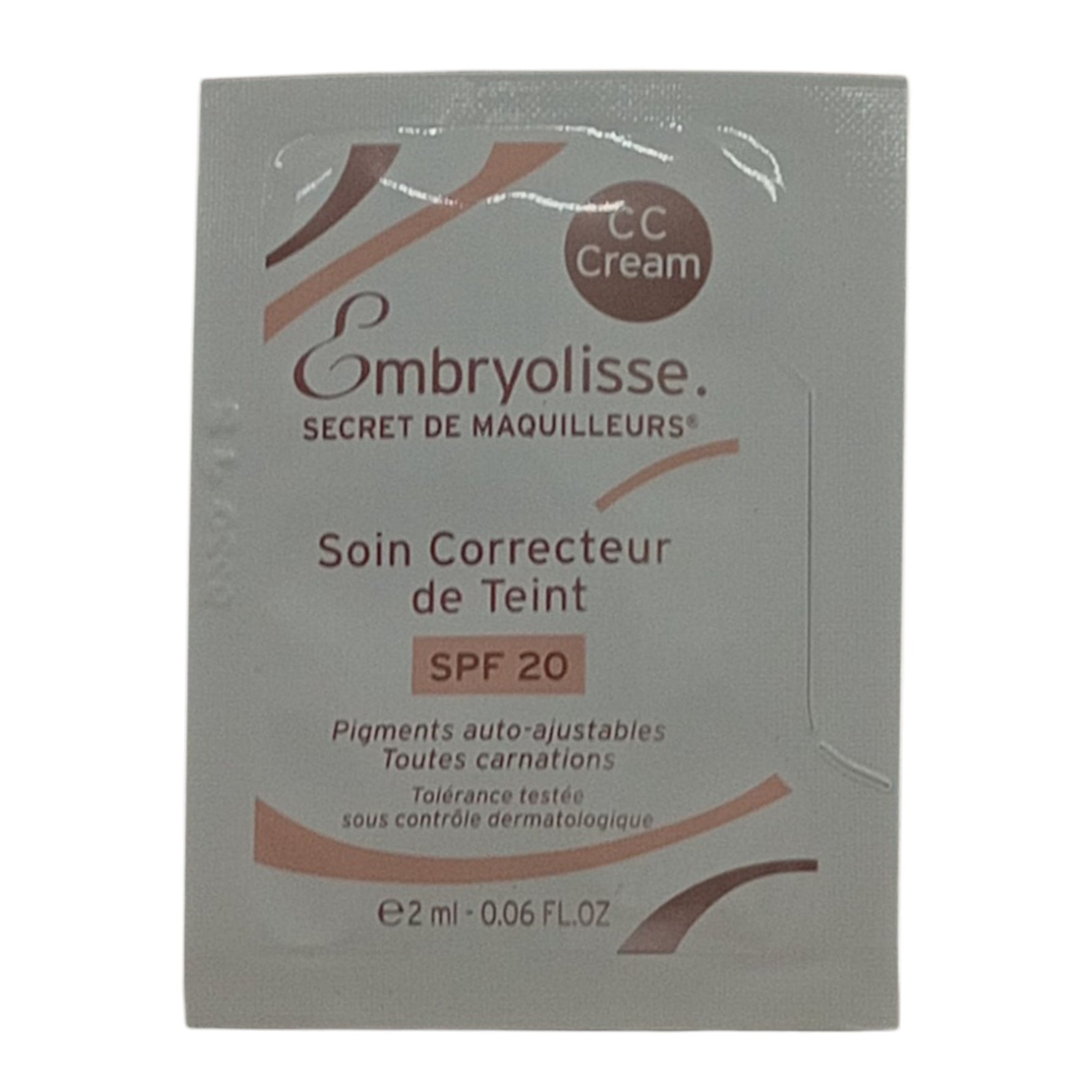 Embryolisse, Secret De Maquilleurs, Crema CC, SPF 20, 2 ml *Mostră - Olmarkt