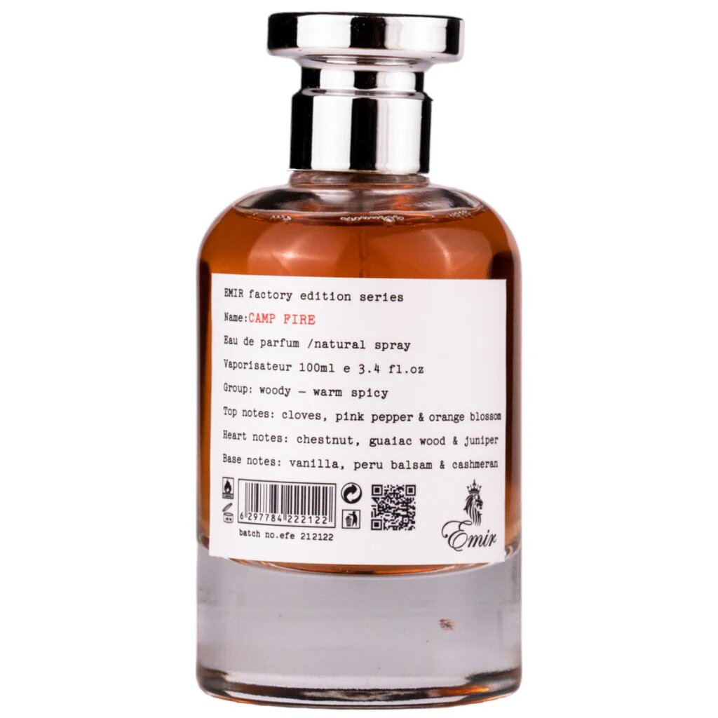 Emir, Camp Fire Factory Edition, Apă de parfum, Unisex, 100 ml