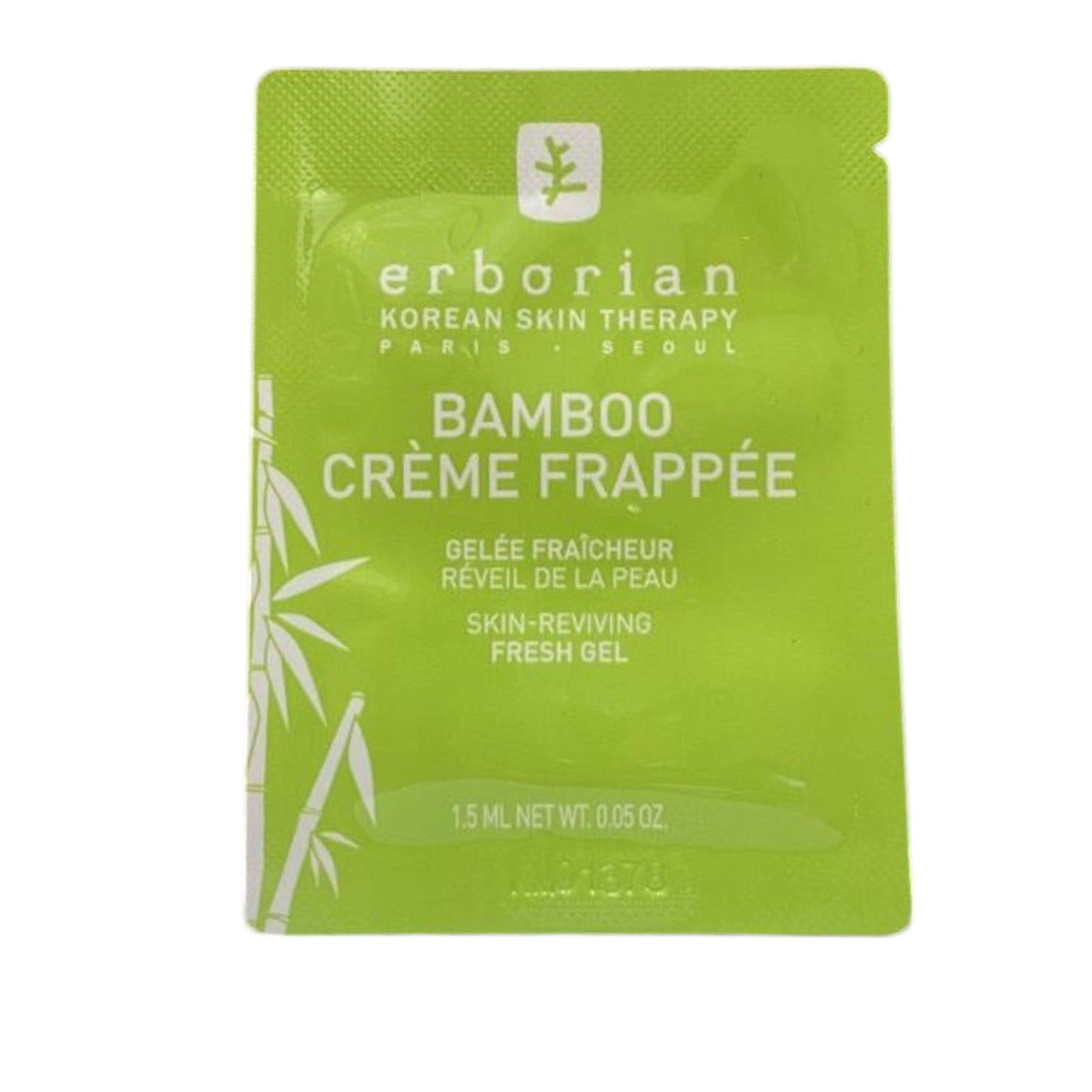Erborian, Bamboo Creme Frappee, Hidratant, Gel, Pentru față, 1.5 ml *Mostră - Olmarkt