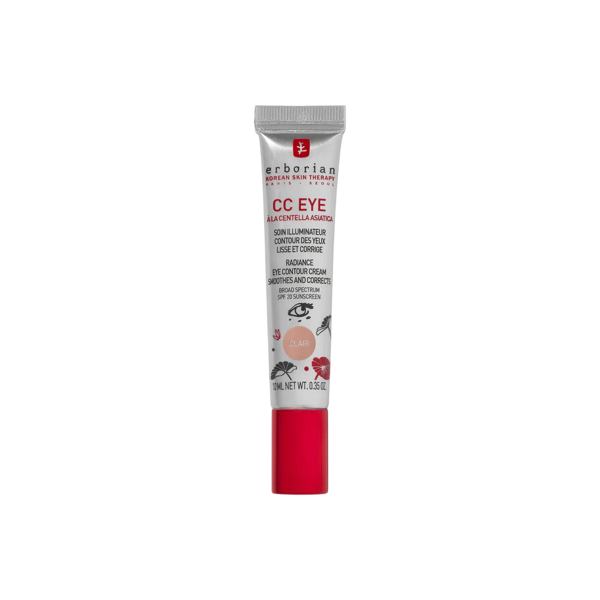 Erborian, CC, Strălucire, Corector cremă pentru ochi, Clair, 10 ml