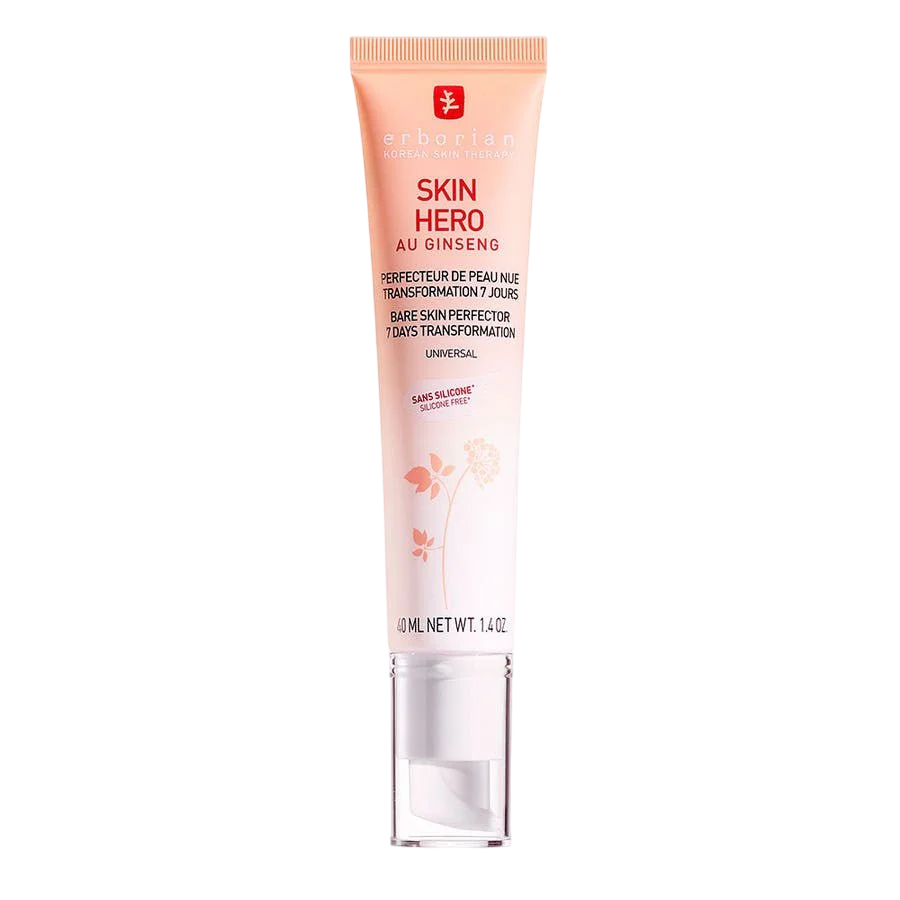 Erborian, Skin Hero, Ginseng, Netezire și iluminare, Emulsie, Pentru față, 40 ml