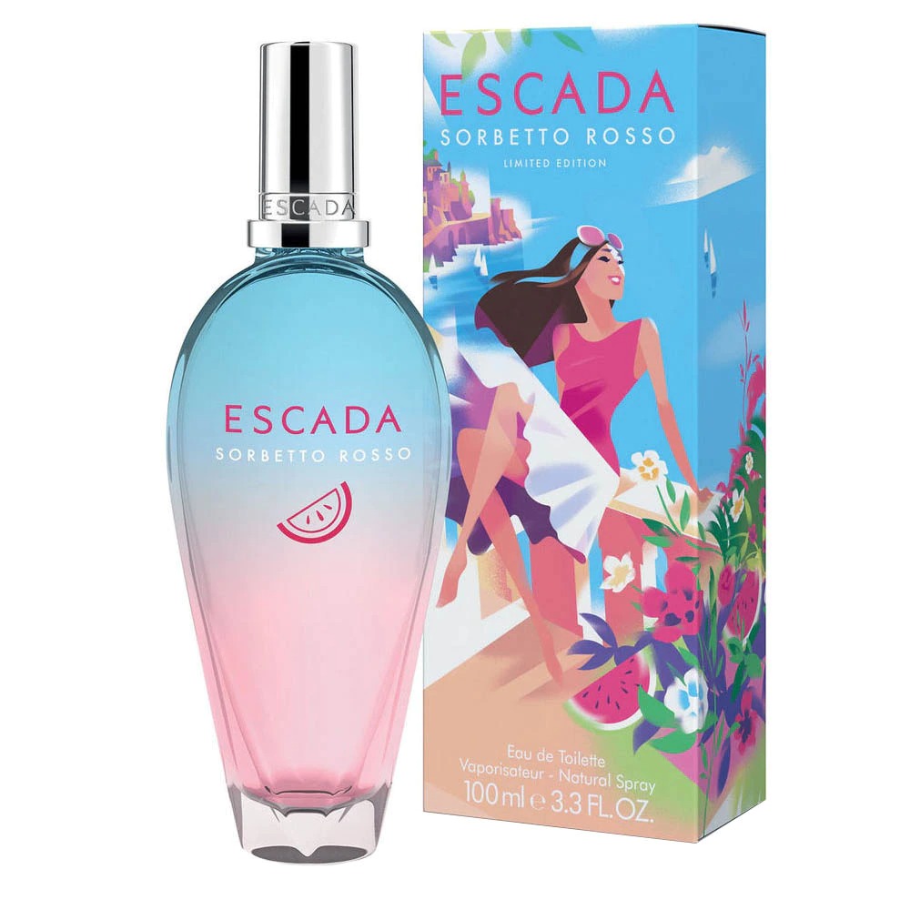 Escada, Summer Limited Edition - Sorbetto Rosso, Apă de toaletă, Pentru femei, 100 ml