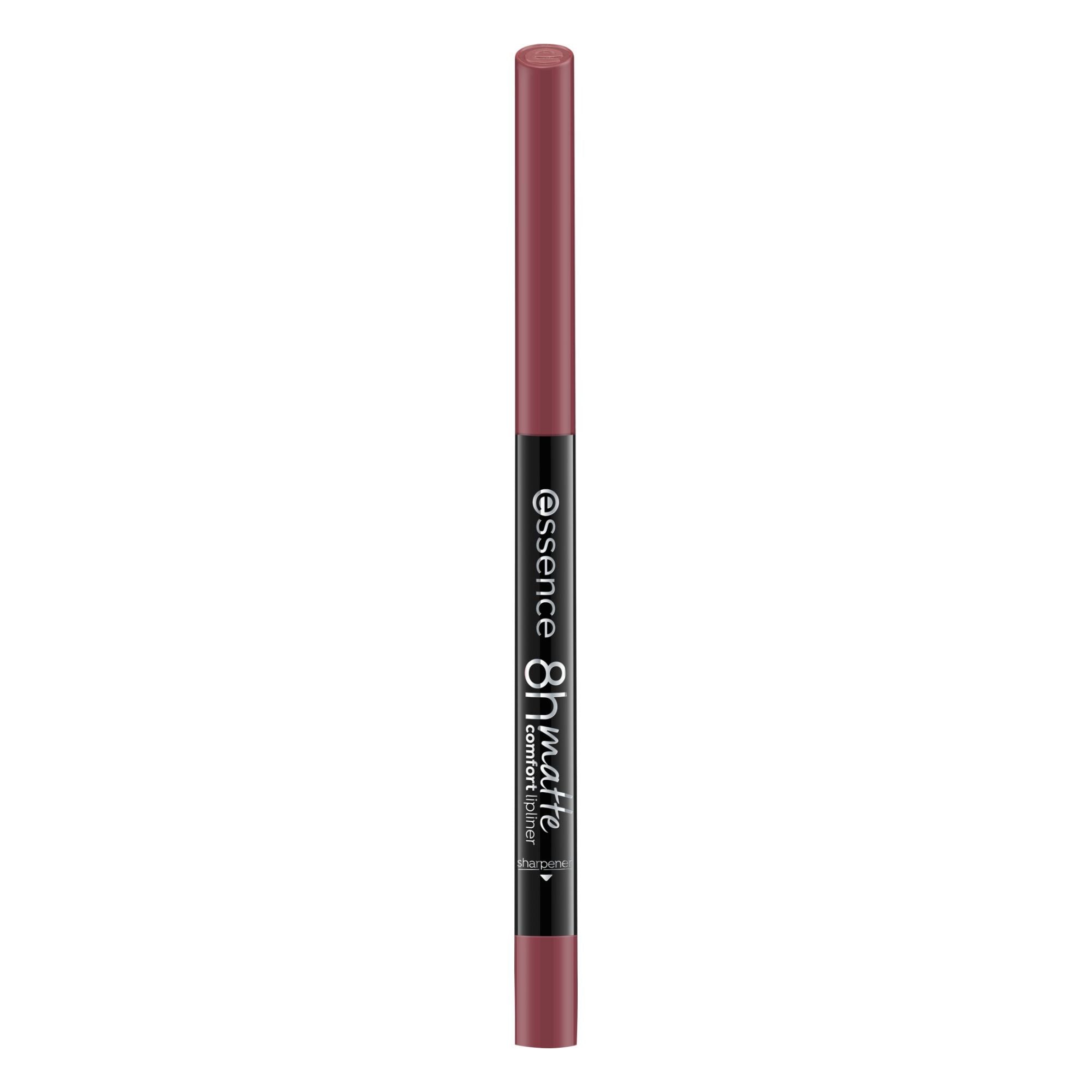 Essence, 8H Matte Comfort, Creion de buze, 19, Burgundy Bestie, 0.3 g