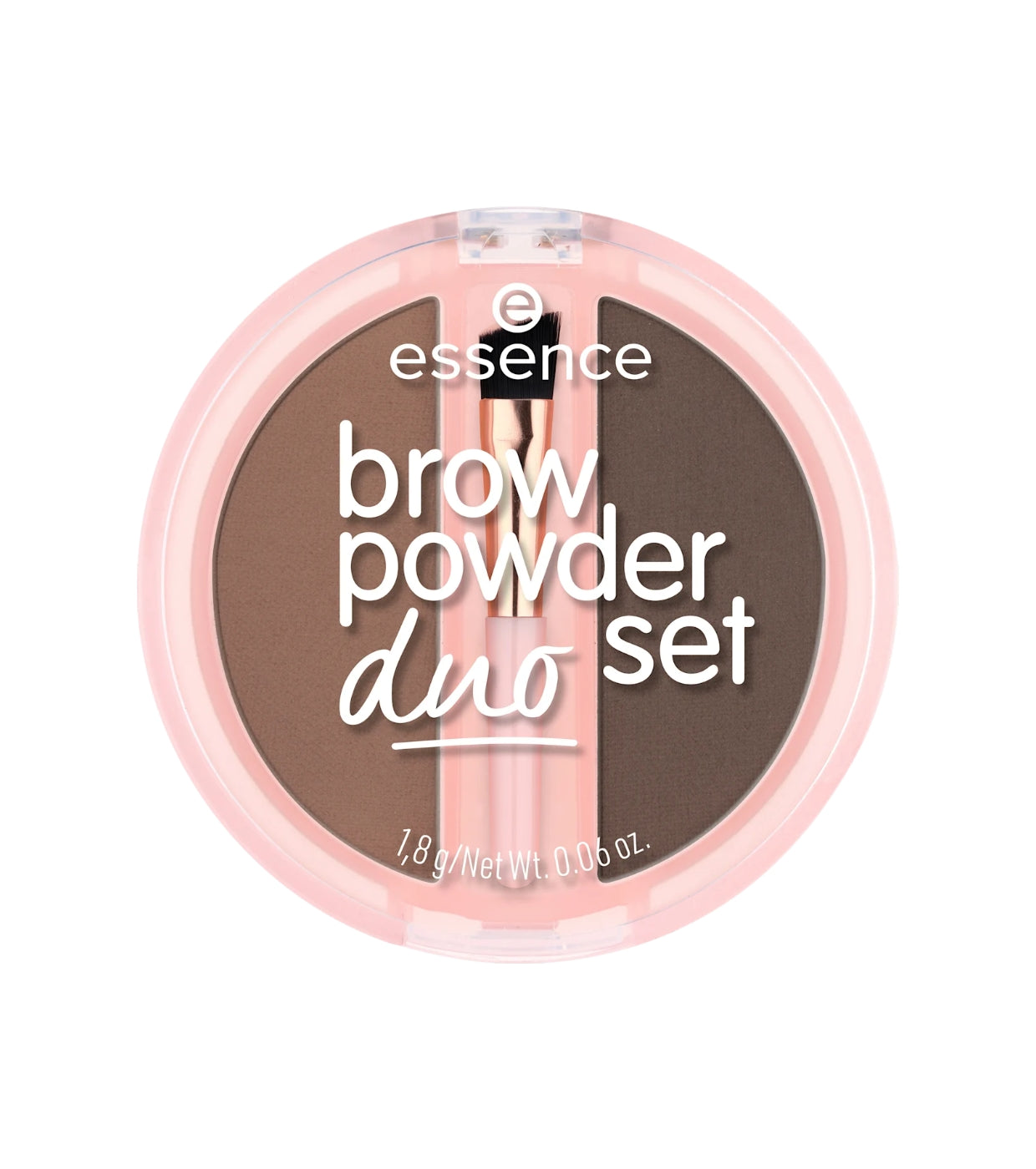 Essence, Duo Set, Mat, Pudră pentru sprâncene, 02, Mediu, 1.8 g