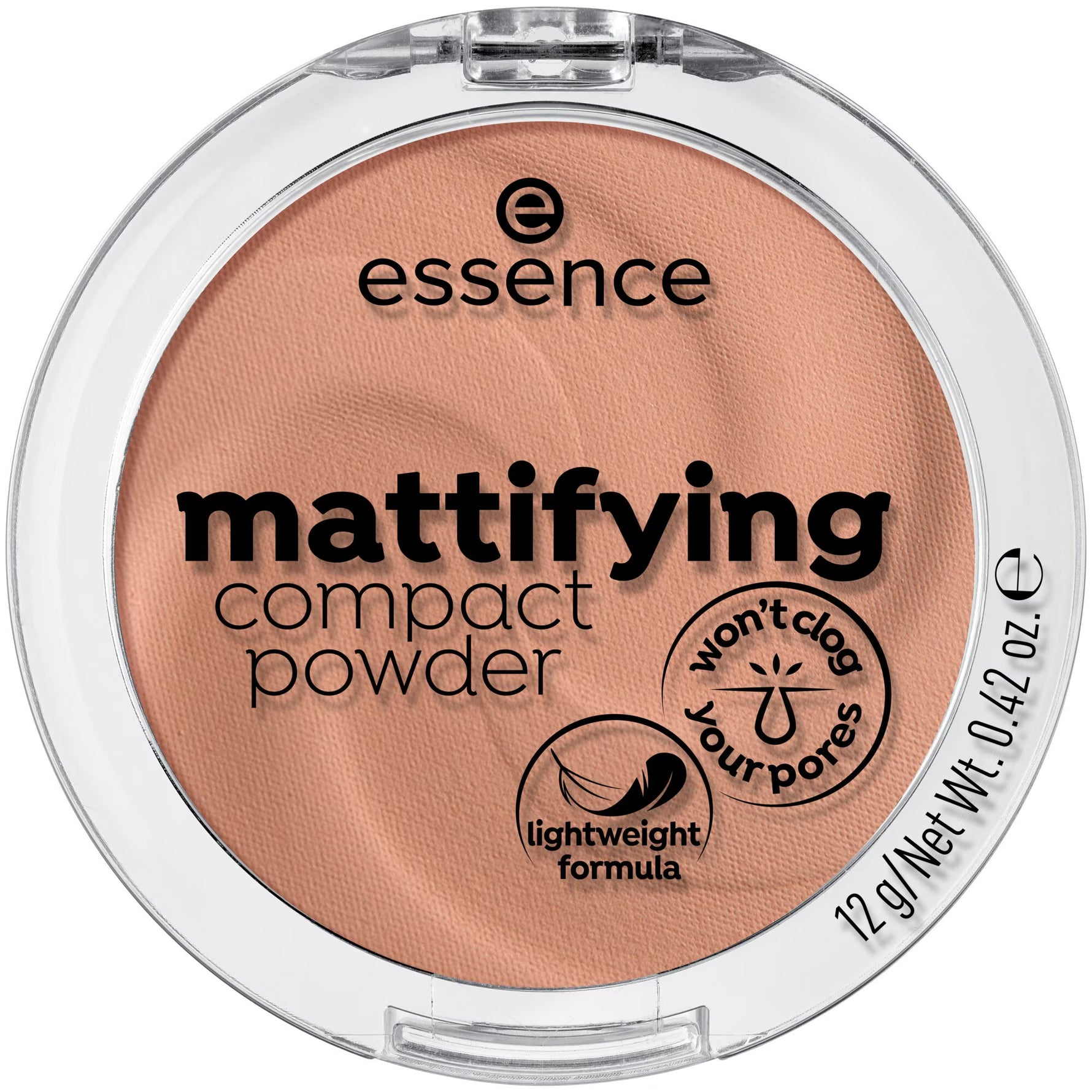 Essence, Essence, Matifiant, Pudră compactă, 02, Bej deschis, 12 g