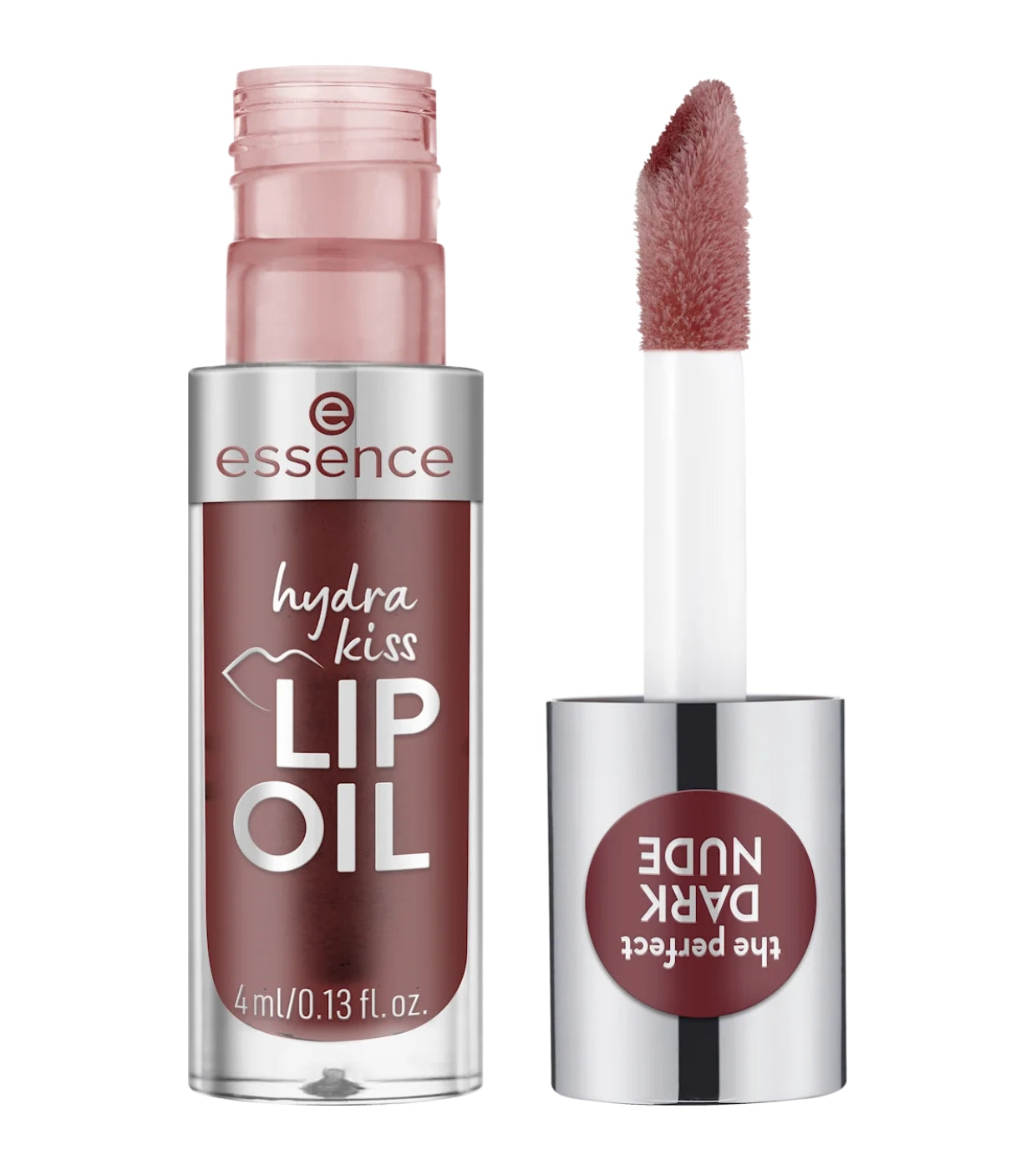Essence, Hydra Kiss, Colorat, Ulei de buze, 08, Strălucire Mocha, 4 ml