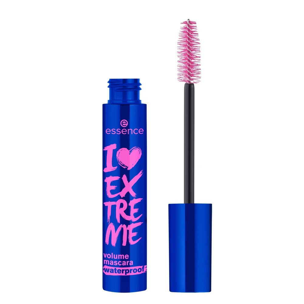 Essence, I Love Extreme, Rezistent la apă, Volum, Mascara, Negru, 12 ml