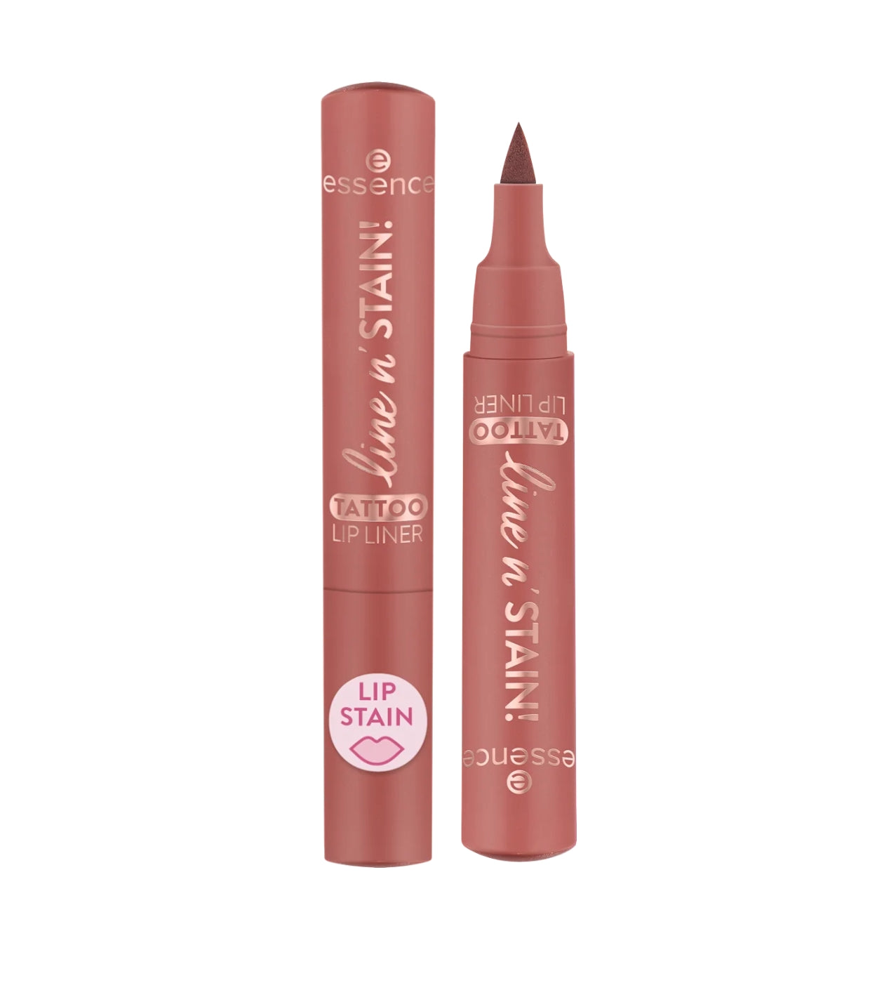 Essence, Line n' Stain Tattoo, Creion de buze, 02, Must Have Brown, 2.5 ml