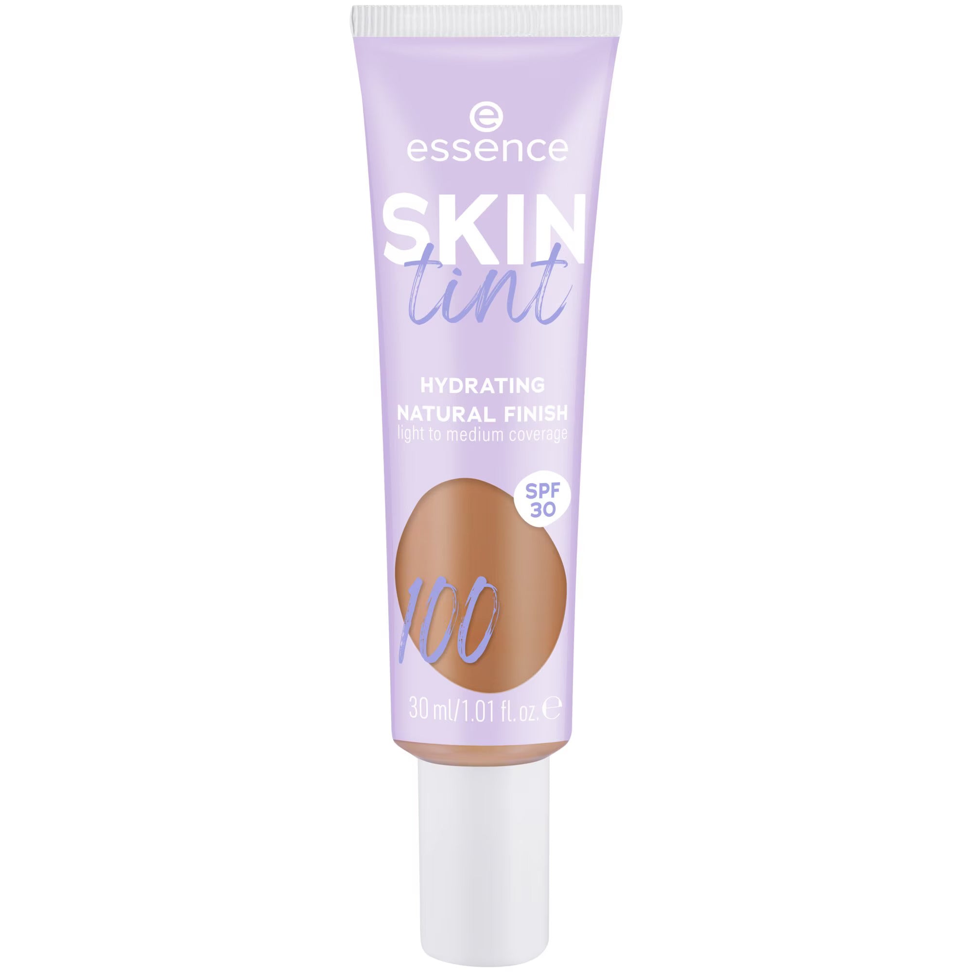 Essence, Skin Tint, Hidratant, Hidratant colorat, 100, SPF 30, 30 ml