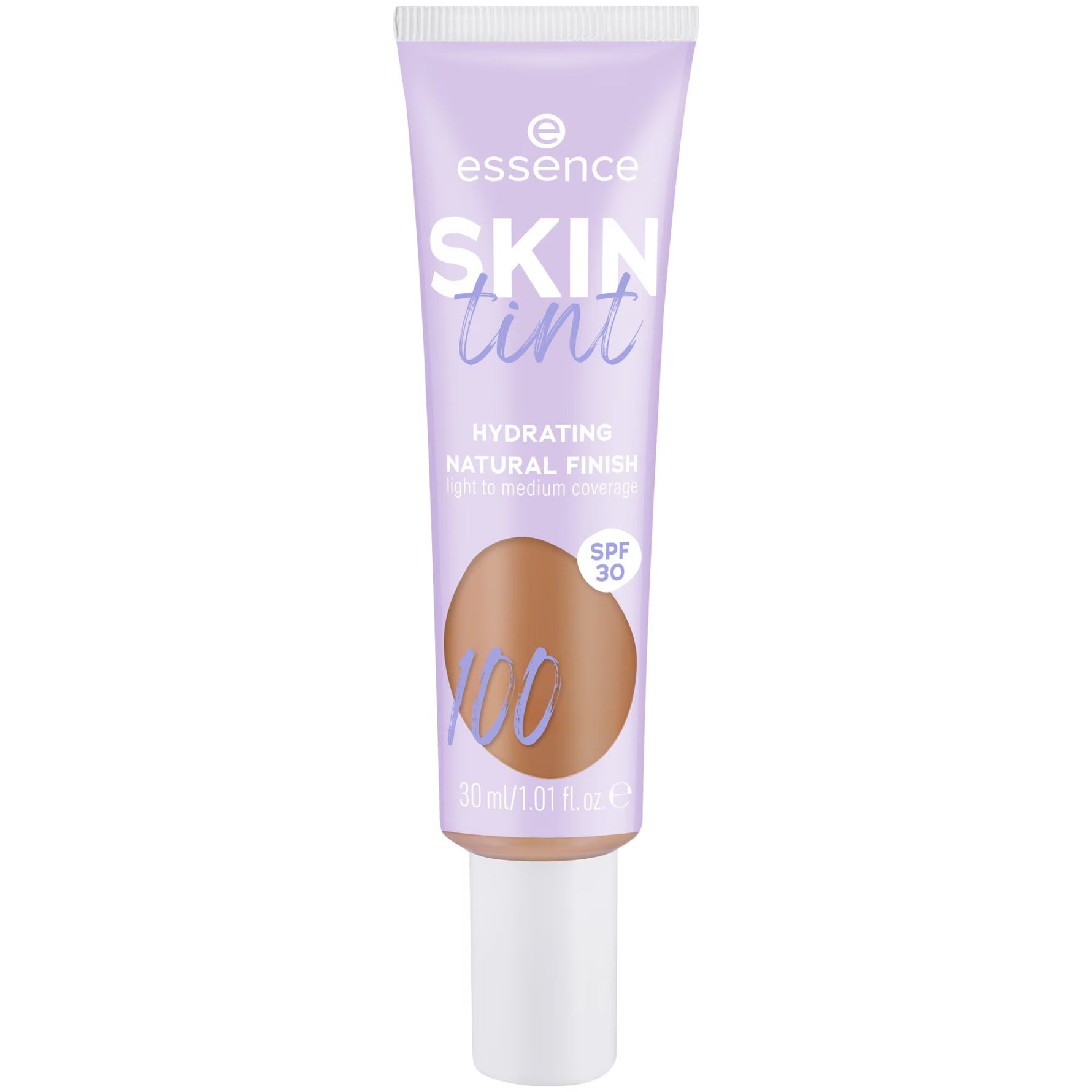 Essence, Skin Tint, Hidratant, Hidratant colorat, 100, SPF 30, 30 ml
