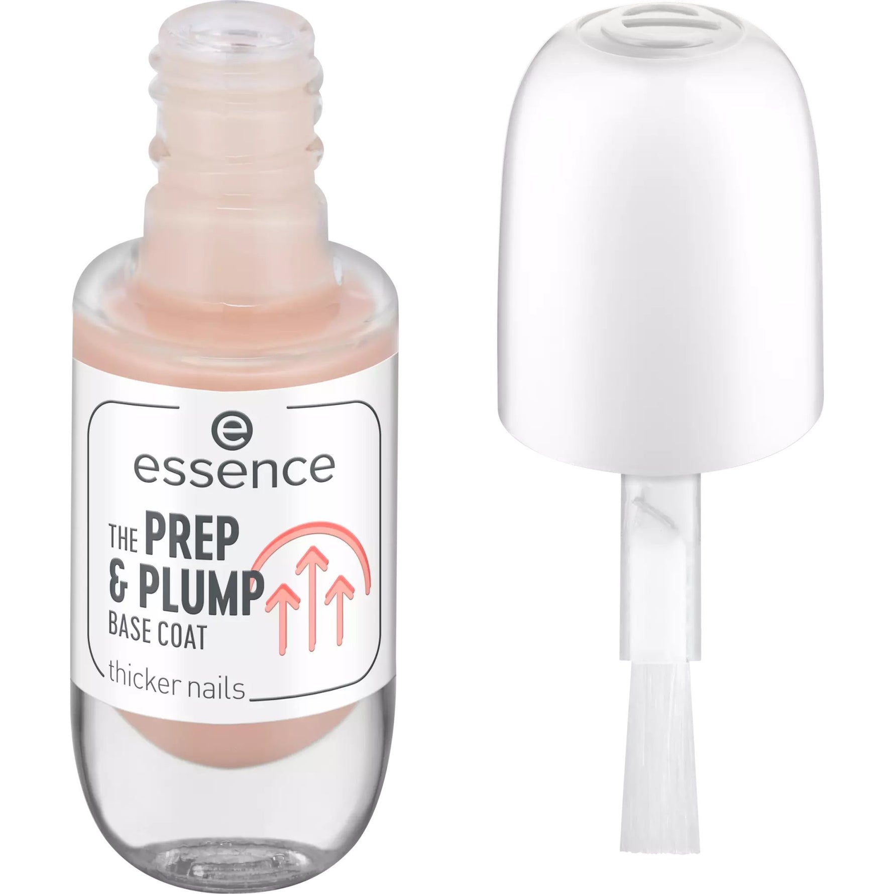Essence, The Prep & Plump, Strat superior, Lac de unghii, 8 ml
